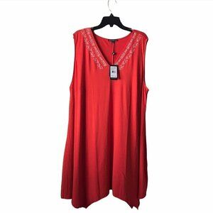 NWT - Adrianna Papell Sleeveless Embroidered Dress